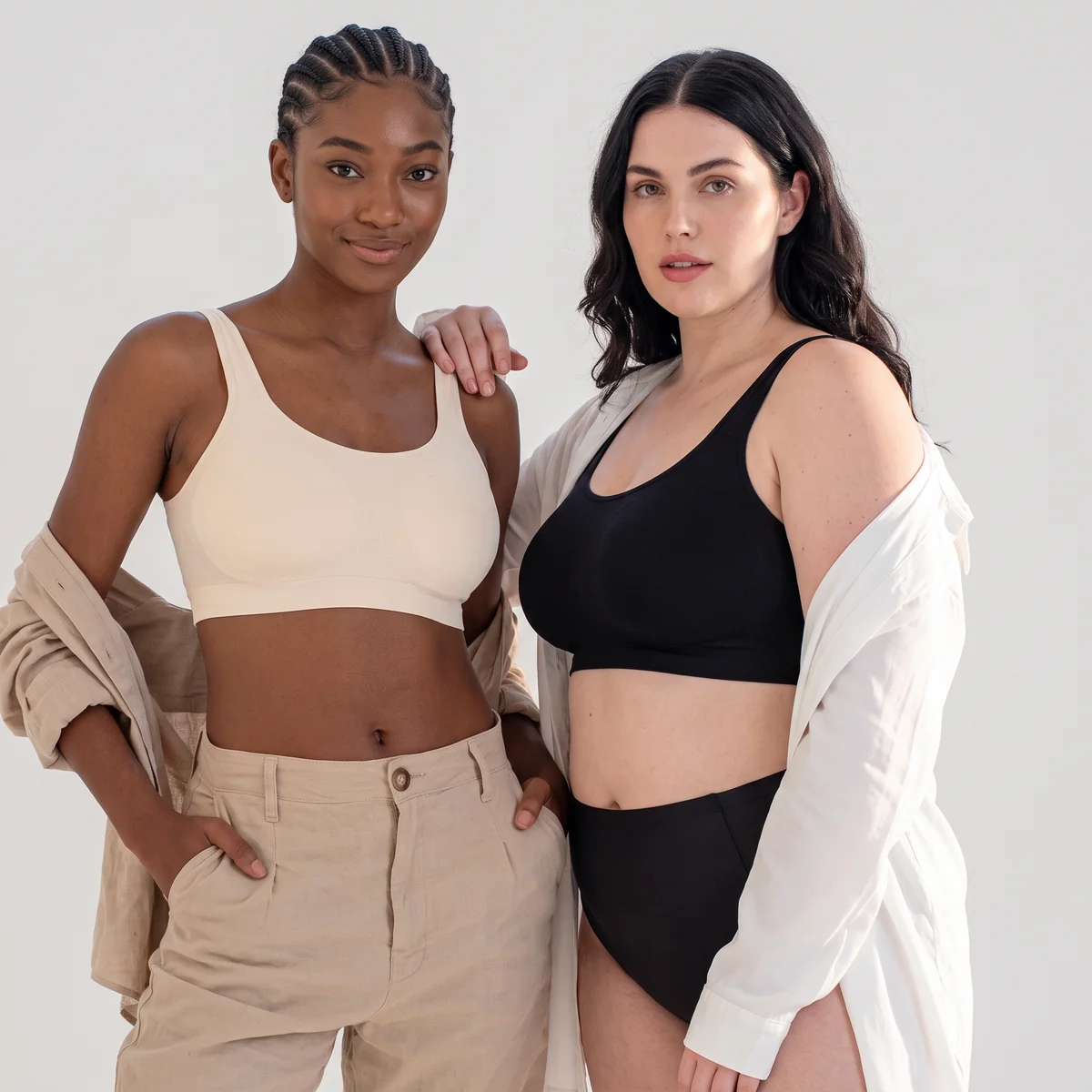 Brassière Belayan maintien confort portée de face