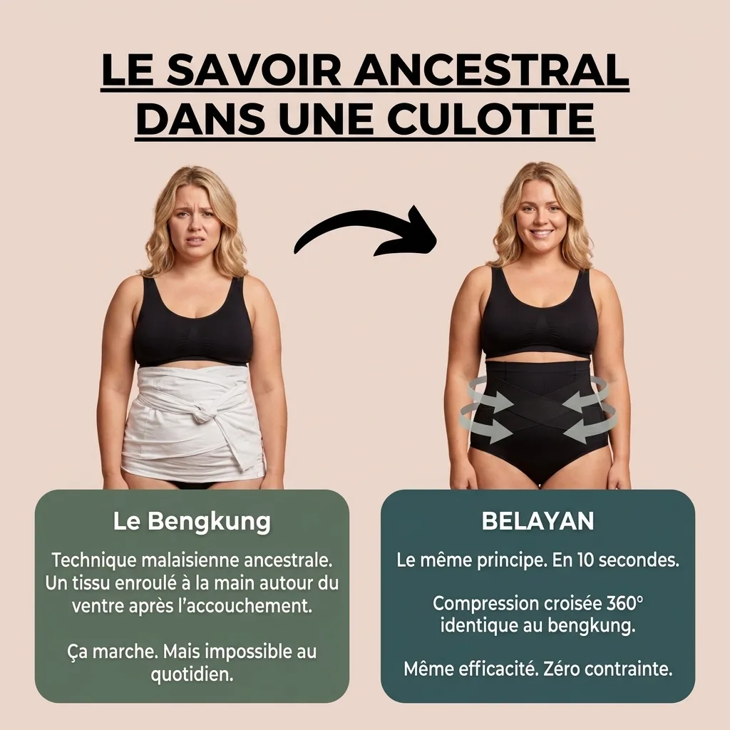 Le bengkung malaisien traduit dans une culotte enfilée en 10 secondes